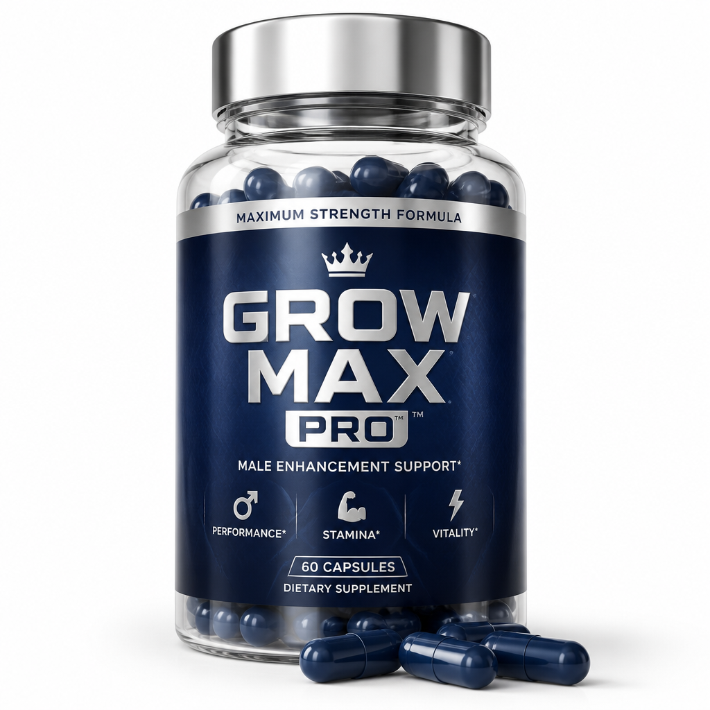 Grow Max Pro Male Enhancement supplement bottle